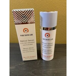 First Aid Beauty FAB Skin Lab Retinol Serum .25% Concentrate Sensitive 1 Oz